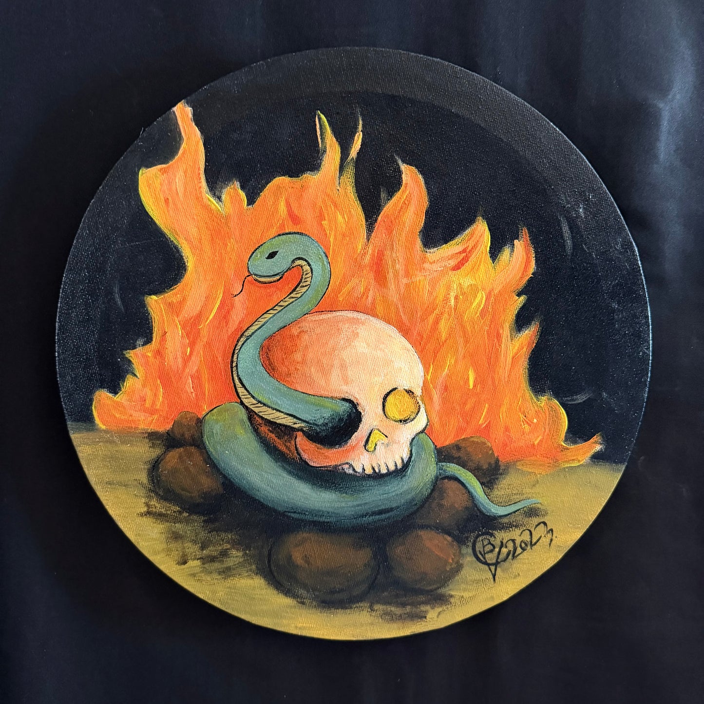 Snake in the Flames