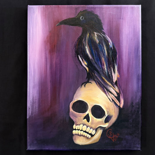 Crow and Skull